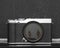 Body black digital camera with  release button Classic shape