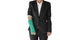 Body injury concept, injured businesswoman with green cast on ha