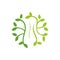 Body Leaf Nature Logo Design Vector