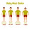 Body mass index men poster