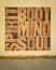 body, mind, soul and spirit word abstract - a collage of text in vintage wood letterpress printing blocks, wellbeing