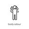 body odour icon from Hygiene collection.