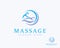 Body Spa Center icon, massage parlor, spa, relax, essential oil, white background, vector illustration