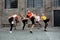Body training concept based on combining fitness and martial arts, street combat