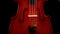 Body of violin or viola instrument turning