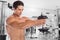 Bodybuilder bodybuilding muscles shoulder shoulders gym training