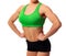 bodybuilder woman torso