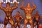 Bodybuilders posing