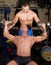 Bodybuilders training