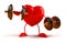 Bodybuilding heart