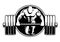 Bodybuilding logo fitness gym