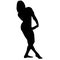 Bodybuilding poses silhouette illustration by crafteroks