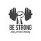 Bodybuilding, powerlifting, kettlebell, workout logotype sign symbol. Fitness logo emblem design elements. Sport icon