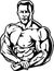 Bodybuilding and Powerlifting - vector.