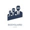 Bodyguard icon. Trendy flat vector Bodyguard icon on white background from Luxury collection