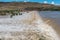 Boegoeberg Dam wall completely covered by flooded Orange River