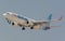 Boeing 737-8KN FlyDubai arriving at Dubai international airport