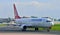 Boeing 737 taxiing