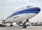 Boeing 777 on Beijing Capital International Airport.