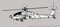 Boeing AH-64D Apache Longbow, AgustaWestland Apache. Vector drawing of attack helicopter.