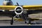 Boeing round engine high wing airplane