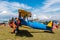 Boeing Stearman Kaydet aircraft during Air Show