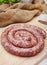 Boerewors spiral, rich, raw and ready