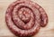 Boerewors spiral, rich, raw and ready