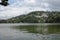 Bogambara lake of Kandy in Sri Lanka