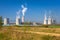Bogatynia, Poland - April 20, 2019: Turow Thermal Power Station in Bogatynia, Poland. This is the modern brown coal thermal power