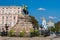 The Bogdan Khmelnitsky monument at St. Michael monastery in Kyiv, Ukraine