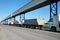 Bogdanka, Poland 09/06/2019 Trucks waiting in line to get loaded with coal at