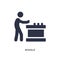 boggle icon on white background. Simple element illustration from activity and hobbies concept
