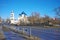 Bogolyubsky Convent Nativity of the Virgin. Orthodox monastery in the village of Bogolyubovo, Vladimir region