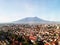 Bogor city and salak mountain