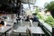 Bogor, Indonesia - 15 November 2020: Cimory restaurant after opening from social distancing was opened in Puncak Bogor