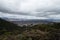 Bogota colombia easternmountains viewpoint with city landscape