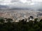 Bogota Colombia skyline view hiking Montserrete