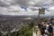 Bogota seen from the top of Monserrate