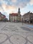 Boguszow-Gorce, Poland, April 10, 2022. The highest situated historic town hall in Poland