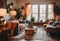A bohemian-inspired living room