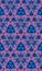 Bohemian seamless pattern for print on fabric. Ornamental kaleidoscope.