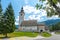Bohinj church in the Ribcev Laz village. Old ancient and historical building