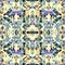 Boho kaleidoscope pattern.