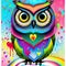 Boho Pop Art Owl