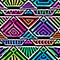 Boho textile seamless pattern.