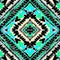 Boho textile seamless pattern.