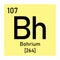 Bohrium chemical symbol