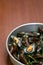 Boiled Asian green mussel, Perna viridis