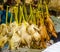 Boiled chicken and stewed duck hanging